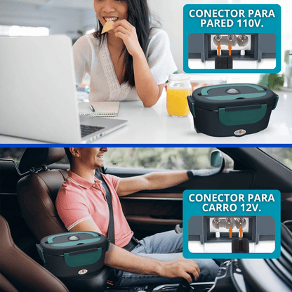 LONCHERA ELECTRICA CONEXION A CARRO Y PARED + BOLSO TERMICO